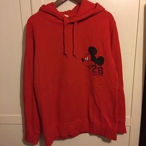 Mickey Red polo hoodie
